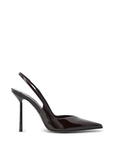 Le Silla Vivienne Leather Pumps In Brown
