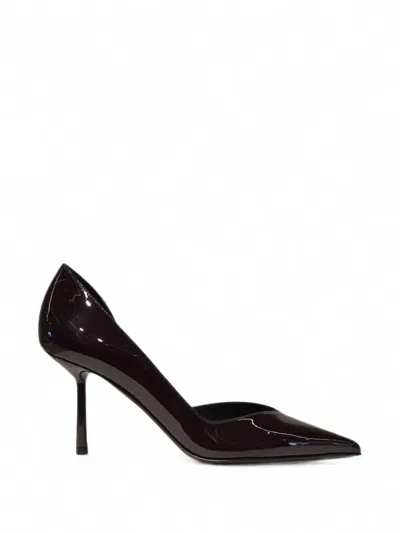 Le Silla Vivienne Patent-leather Pointed-toe Pumps In Multi