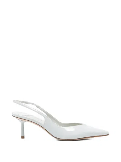 Le Silla Vivienne Pointed Pumps In White