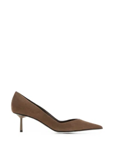 Le Silla Vivienne Pointed-toe Pumps In Brown