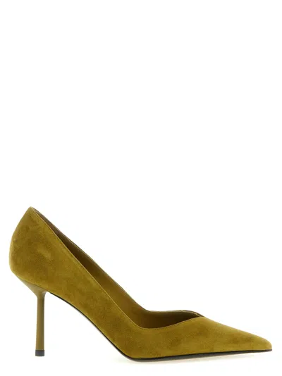 Le Silla Vivienne V-neck Heeled Pumps In Green