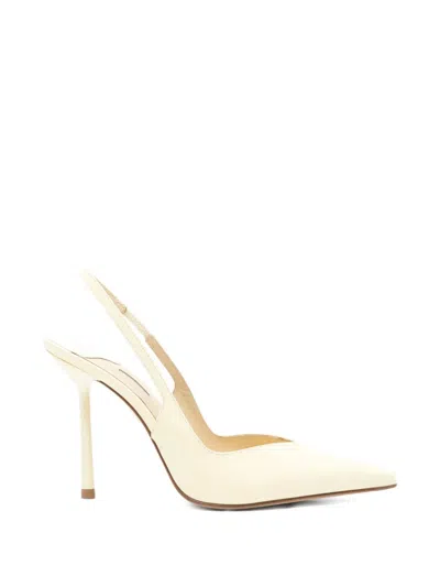 Le Silla Vivienne Slingback Pointed Pumps In Neutral