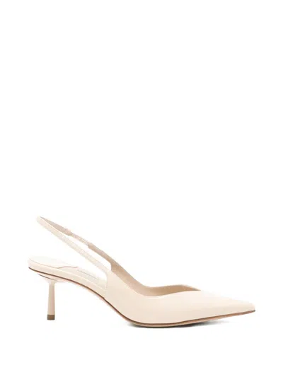 Le Silla Vivienne Slingback Pumps In Neutral
