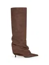 Le Silla Wall Grey Suede Andy 80 Mm Boots