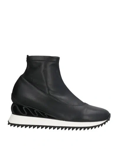 Le Silla Wave Woman Sneakers Black Size 7.5 Synthetisches Material