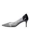 Le Silla With Heel Black In Nero Neri E Grigi