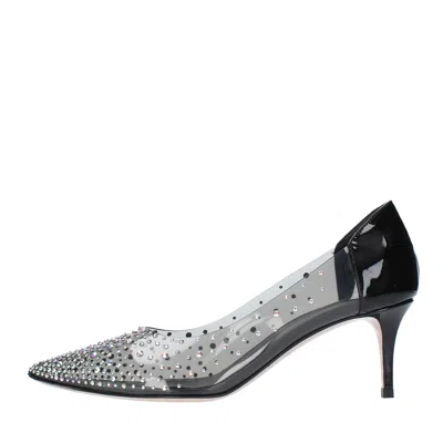 Le Silla With Heel Black In Nero Neri E Grigi