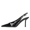 Le Silla With Heel Black In Nero Scuri