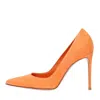 Le Silla With Heel Orange In Arancio Vivaci