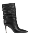 Le Silla Woman Ankle Boots Black Size 11 Leather