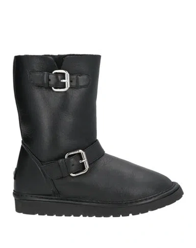 Le Silla Woman Ankle Boots Black Size 5 Leather