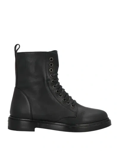 Le Silla Woman Ankle Boots Black Size 6 Leather