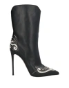 Le Silla Woman Ankle Boots Black Size 6 Leather