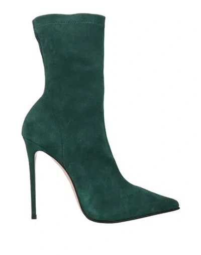 Le Silla Woman Ankle Boots Emerald Green Size 10.5 Leather