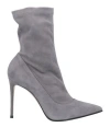 Le Silla Woman Ankle Boots Grey Size 7.5 Leather