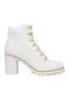 Le Silla Woman Ankle Boots Light Grey Size 10 Leather In Gray