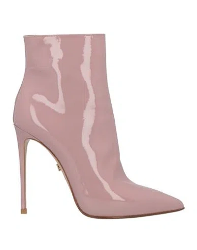 Le Silla Woman Ankle Boots Pink Size 5 Leather