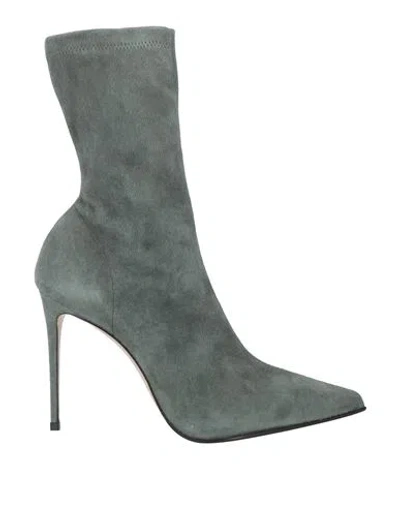 Le Silla Woman Ankle Boots Sage Green Size 5 Leather