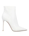 Le Silla Woman Ankle Boots White Size 6 Leather