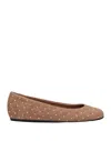 Le Silla Ballet Flats In Beige