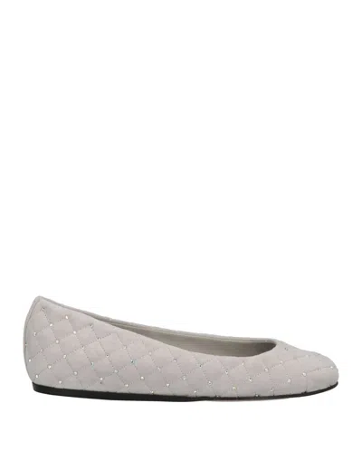 Le Silla Ballet Flats In Grey
