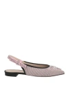 Le Silla Woman Ballet Flats Light Pink Size 6 Textile Fibers