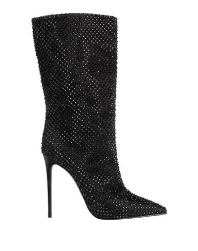 Le Silla Woman Boot Black Size 10 Textile Fibers