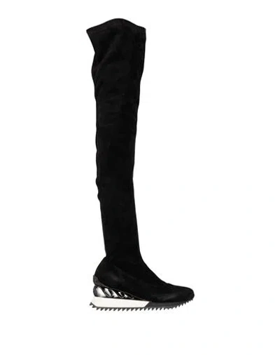Le Silla Woman Boot Black Size 5 Leather In Multi