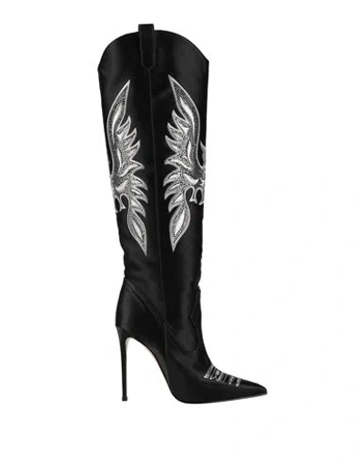 Le Silla Woman Boot Black Size 6 Textile Fibers
