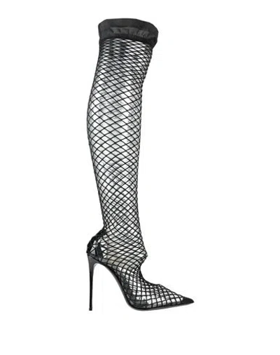 Le Silla Woman Boot Black Size 6 Textile Fibers