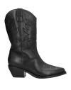Le Silla Woman Boot Black Size 6.5 Leather In Black
