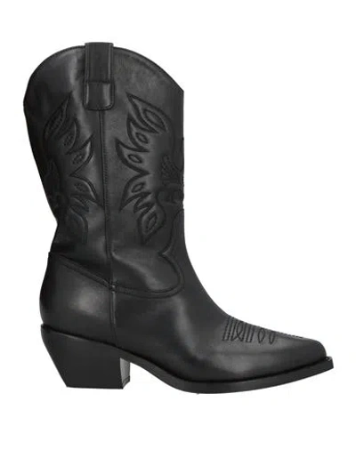 Le Silla Woman Boot Black Size 6.5 Leather
