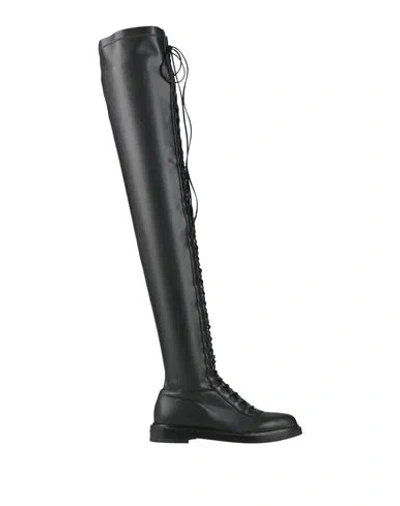Le Silla Woman Boot Black Size 6 Leather, Synthetic Fibers