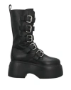 Le Silla Woman Boot Black Size 8 Leather In Black