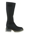 Le Silla Woman Boot Black Size 8 Textile Fibers In Black