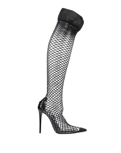 Le Silla Woman Boot Black Size 8 Textile Fibers