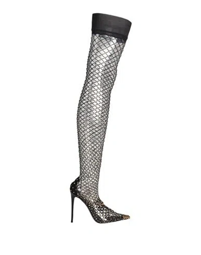Le Silla Woman Boot Black Size 8 Textile Fibers