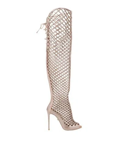 Le Silla Woman Boot Blush Size 9 Leather In Neutral