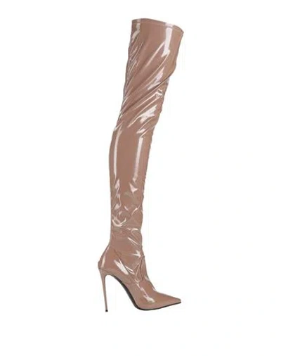 Le Silla Woman Boot Brown Size 4 Leather