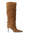 Le Silla Woman Boot Camel Size 8 Leather In Beige
