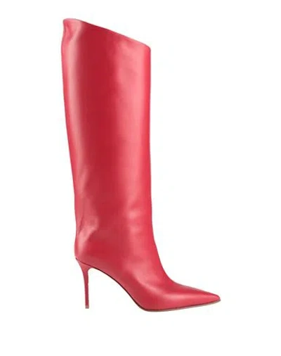 Le Silla Woman Boot Coral Size 6.5 Leather In Red