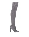 Le Silla Woman Boot Grey Size 5 Leather In Gray