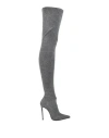Le Silla Woman Boot Grey Size 7 Textile Fibers In Gray