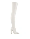 Le Silla Woman Boot Ivory Size 8 Textile Fibers In White