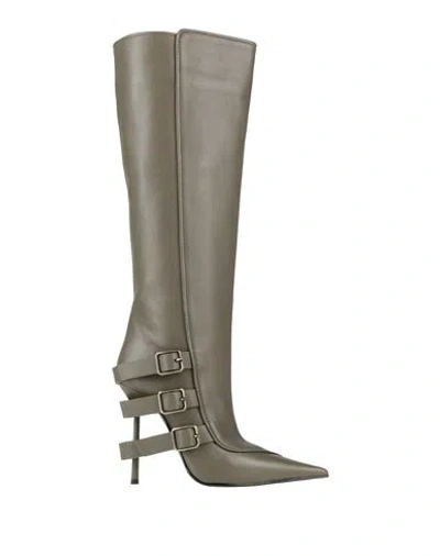 Le Silla Woman Boot Military Green Size 8.5 Leather