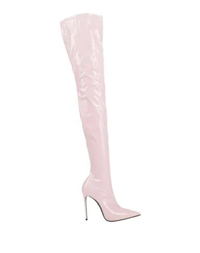 Le Silla Woman Boot Pink Size 6.5 Leather In Pink