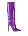 Le Silla Woman Boot Purple Size 8 Leather
