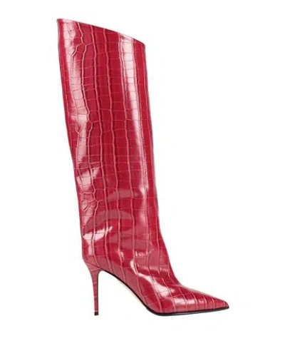 Le Silla Woman Boot Red Size 5 Leather