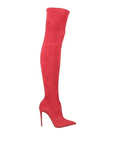 Le Silla Woman Boot Red Size 5 Leather