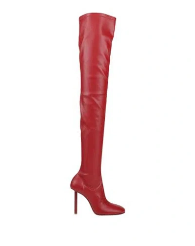 Le Silla Woman Boot Red Size 6 Textile Fibers